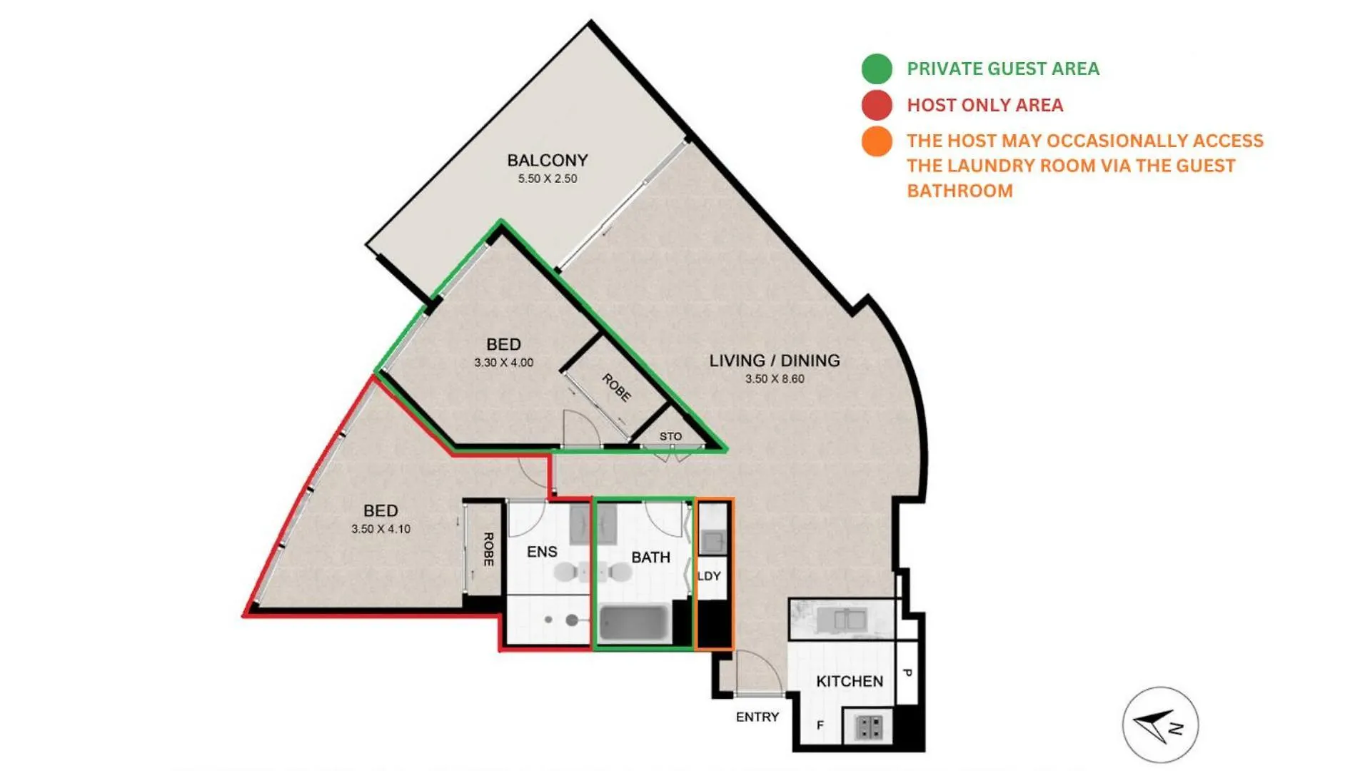 Δωμάτια σε οικογενειακή κατοικία Private Cbd Bedroom In A Shared Apartment On Brisbane River